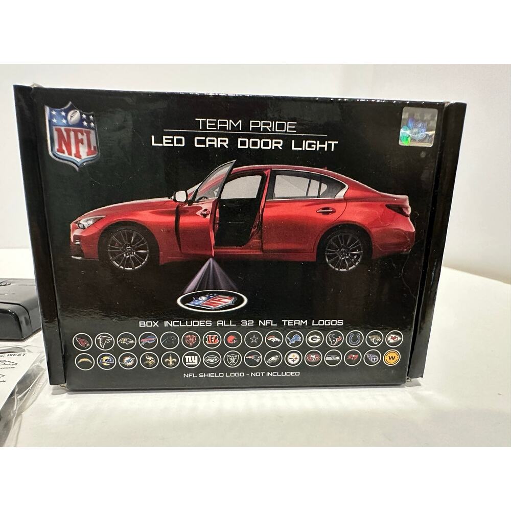NFL Football Team Pride LED door light new in box - all teams complete